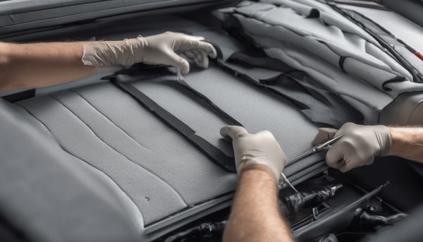 Réparer le plafond de votre voiture sans colle ni tracas
